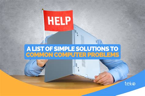 Common Computer Problems And Their Solutions Tips By Teko Ph