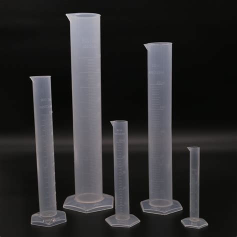 Laboratory Translucent Pp Plastic Graduated Measuring Cylinder Ml