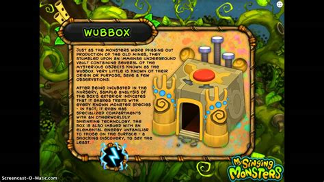 How To Breed A Wubbox In My Singing Monsters