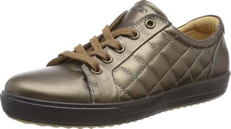 Hotter Damen Brooke Sneaker Braun Schokolade Bronze Gesteppt 152 355