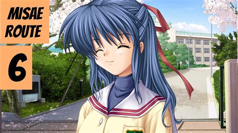 MISAE ROUTE 6 FINALLY SOME MISAE BACK STORY Clannad VN Gameplay