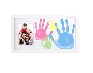 Pearhead 81016 Family Handprint Frame Bilderrahmen für Handabdrücke