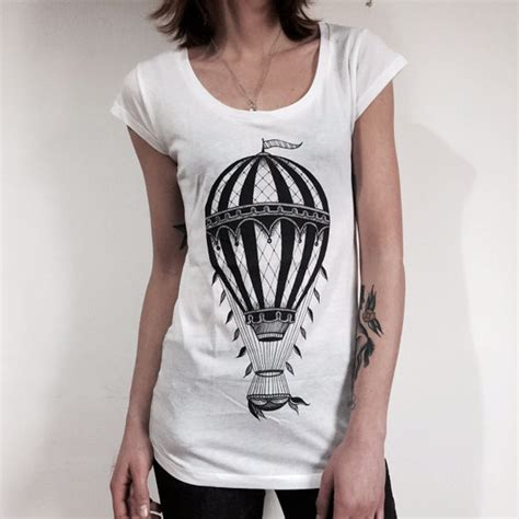 Hot Air Balloon T Shirt Vintage Balloon Shirt By Hardtimesdesign