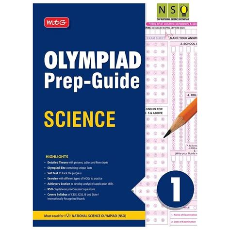 Buy Olympiad Prep Guide Science Class 1 NSO Chapterwise Previous