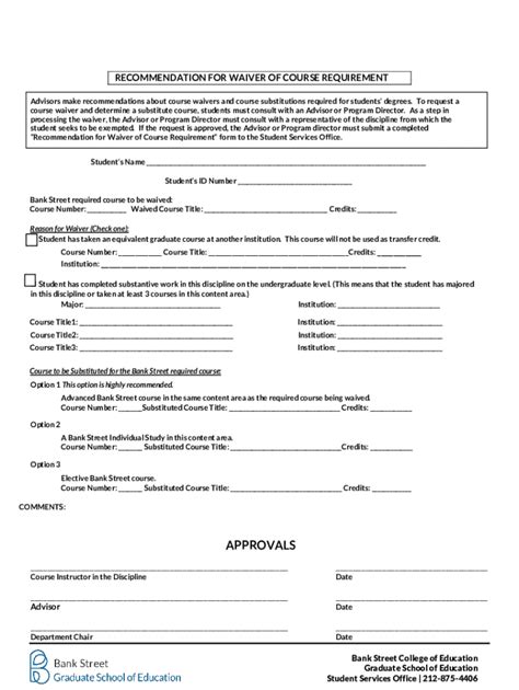 Fillable Online Waiver Request Non Approved Isu Course Substitution Fax