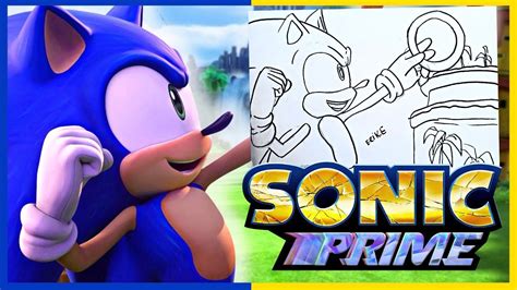 Como Dibujar A Sonic Prime Como Desenhar O Sonic Prime Sonic Prime De