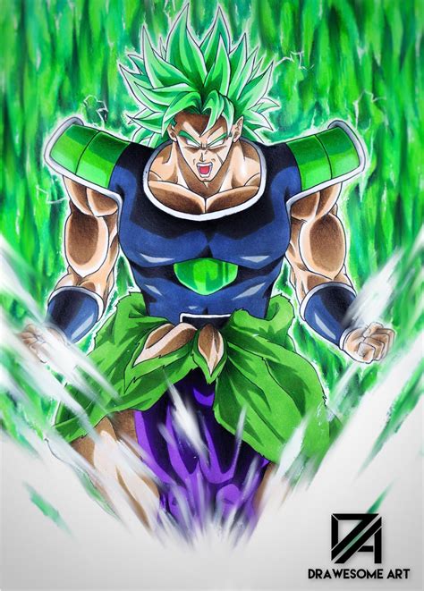 Oc Drawing Of Broly From Dragonball Super Movie Rdbz