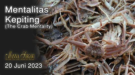 Renungan Manna Sorgawi Daily Christian Devotional The Crab