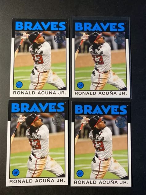 Topps Ronald Acu A Jr Atlanta Braves Anniversario Stile