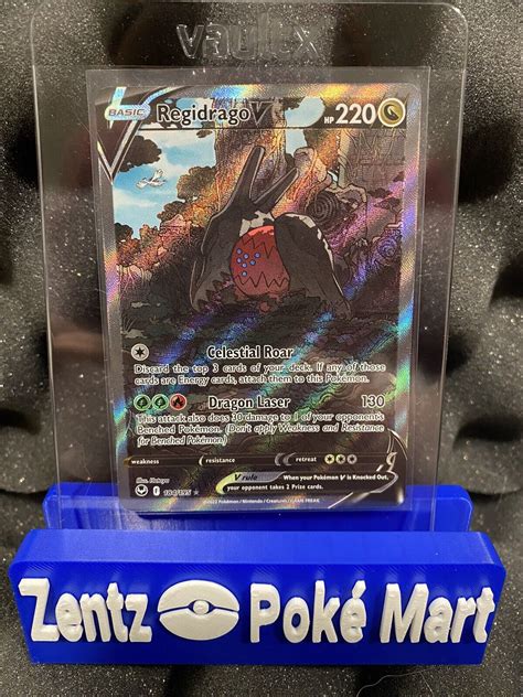 Regidrago V Alternate Art Silver Tempest Pokemon Card Alt Art