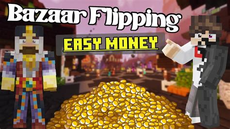 How To Bazaar Flip Hypixel Skyblock Tutorial Easy Money Youtube