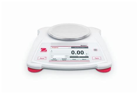 Ohaus Scout Stx Portable Balances With Touchscreen Display Balances And