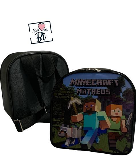 Lancheira T Rmica Minecraft Escolar Elo Produtos Especiais