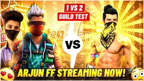 Free Fire Live Telugu Arjun Ff Is Live Vs Guild Trails