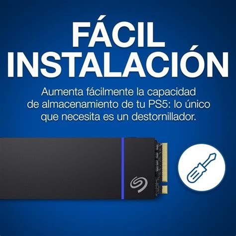 Seagate Game Drive Ps5 2tb Ssd Nvme M 2 Pci Express 4 0 3d Tlc Pccomponentes Pt