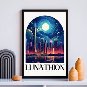 Velaris Terrasen Lunathion Maasverse Digital Wall Art Prints Wall