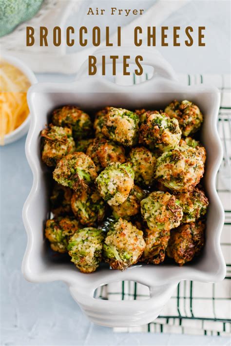 Air Fryer Broccoli Cheese Bites Megs Everyday Indulgence