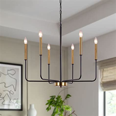 Best Black And Gold Dining Chandeliers