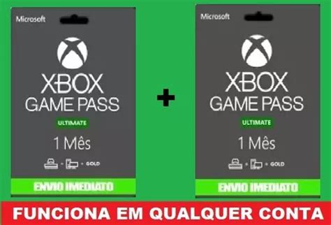 2 Meses Xbox Game Pass Ultimate 2 Códigos De 25 Dígitos Escorrega O Preço