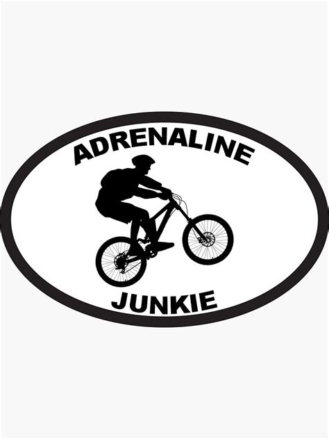 Adrenaline Junkie Sticker By Timothydenehy Redbubble