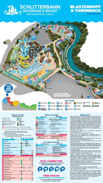 Schlitterbahn Waterpark Map and Brochure (2022 - 2023 ...