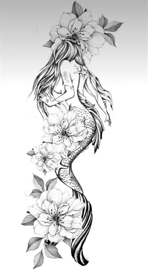 Pin On Express Yourself Mermaid Sleeve Tattoos Girly Tattoos