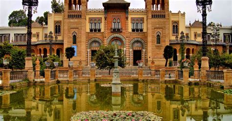 Museum Of Arts And Traditions In María Luisa Park In Seville Spain