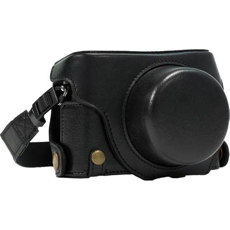 MegaGear PU Leather Camera Case For Panasonic Lumix MG661 B H