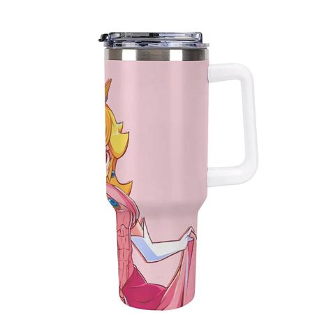 Super Mario Princess Peach Leak-proof large-capacity car cup with