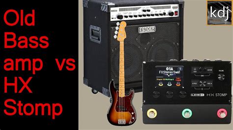 Upgrading To A Line 6 Hx Stomp From An Old Bass Amp Bass Tone Comparison Youtube