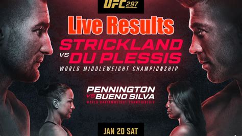 UFC 297 Live Results: Strickland vs. Du Plessis - BVM Sports