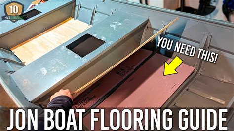 JON BOAT FLOORING GUIDE FOAM PLYWOOD Ep 10 YouTube