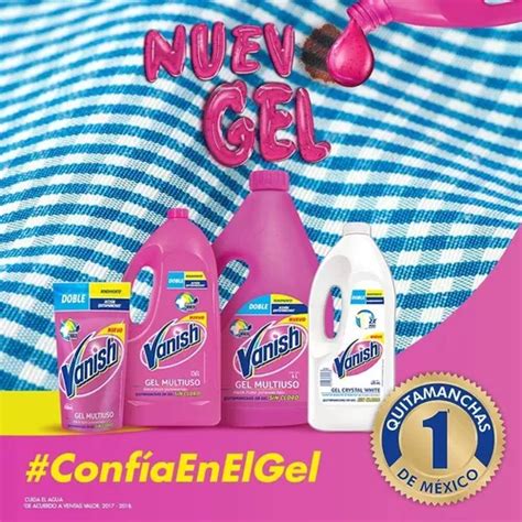 Vanish Quitamanchas En Gel Multiusos Para Ropa De Color L Mercadolibre