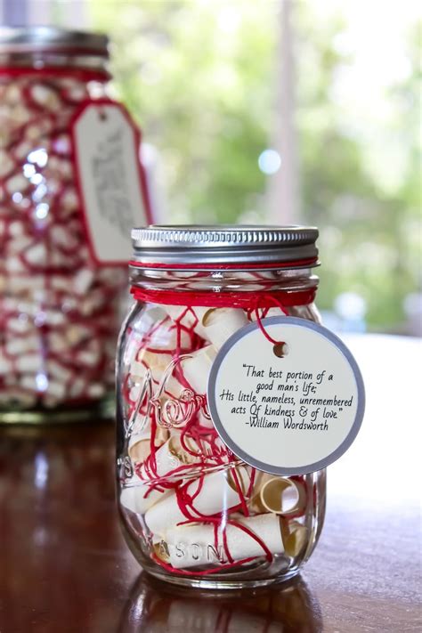 Message Filled Mason Jar Love Wish Jar Etsy