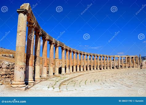 Ionic columns stock photo. Image of forum, jordan, columns - 28651192