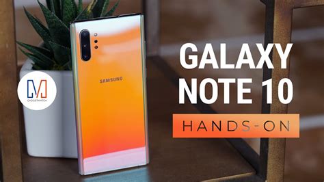 Samsung Galaxy Note 10 Hands On YouTube