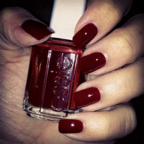 Essie Bordeaux Perfect Burgundy Nails Nail Polish Makeup Nails