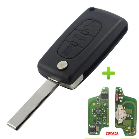 Buttons Remote Car Key Case Shell W Chip Fob For Citroen C C C C