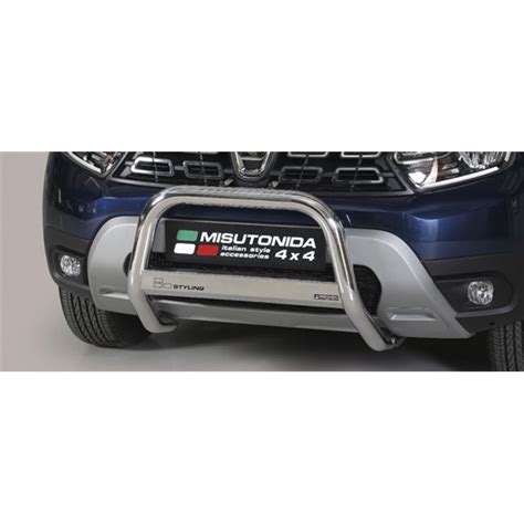 Defensa Delantera Acero Inox Dacia Duster Mm Homologada