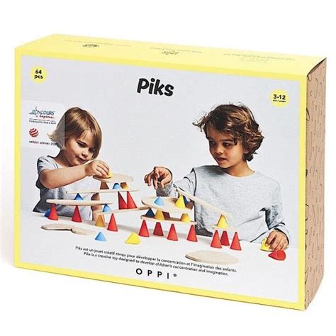 Jeu D Quilibre En Bois Piks Big Kit Oppi Ekobutiks L Ma Boutique