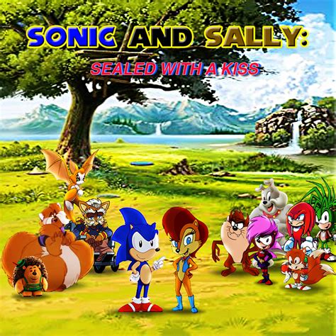 Sonic and Sally - Sealed With a Kiss Poster by yugioh1985 on DeviantArt