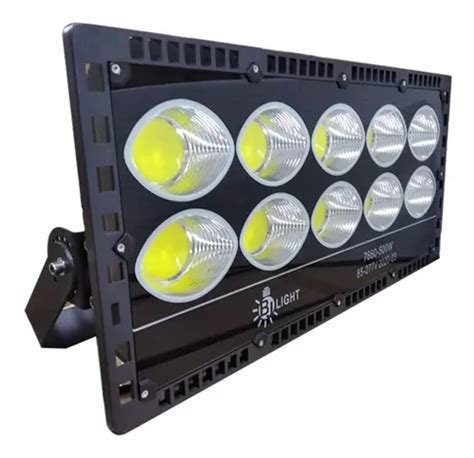 Reflector Led 500w 7660 Luz Blanca Ip 66 Multivoltaje Bj MercadoLibre