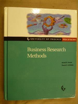 Business Research Methods University Of Phoenix Special Edition