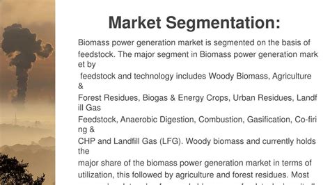 Ppt Global Biomass Power Generation Market Research And Forecast Powerpoint Presentation Id