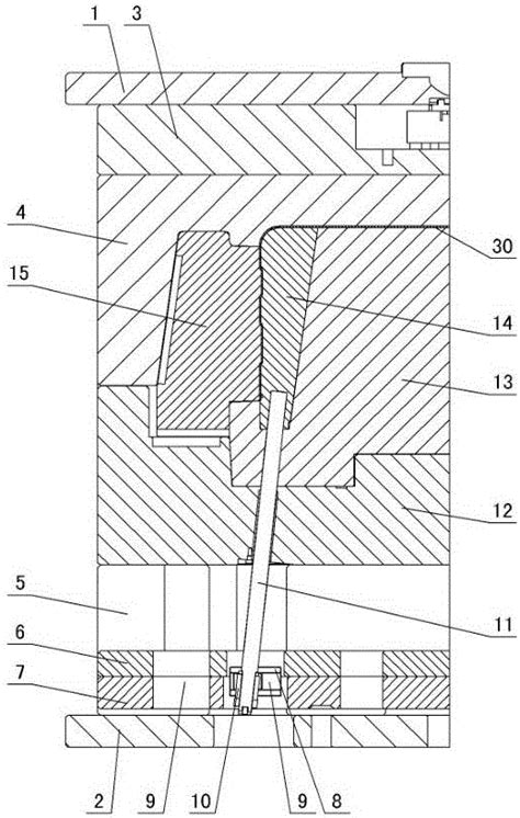 注塑模具塑料件内倒扣弹性变形脱模机构的制作方法