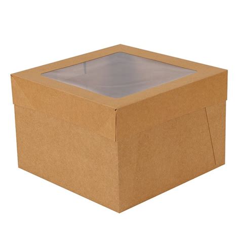 Foldable Box Easy For Shipping White Cardboard Kraft Paper Card Square