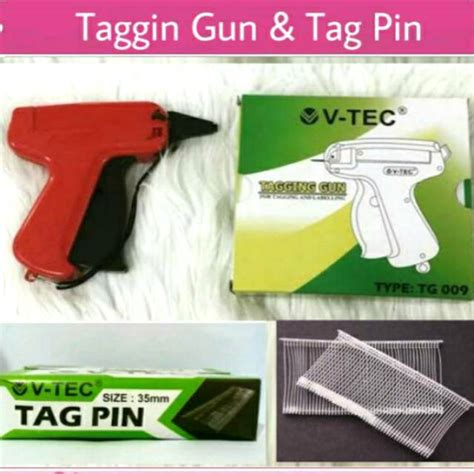 Jual Tagging Gun Tag Pin Alat Tembak Tali Pengait Label Hangtag