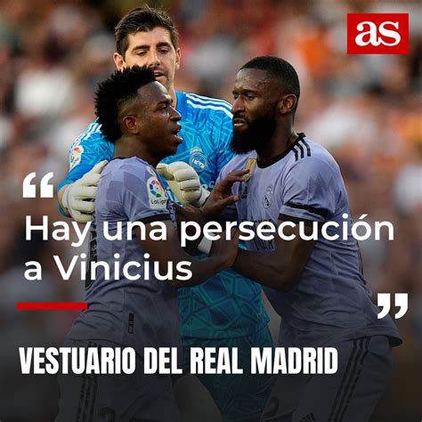 Diario As On Twitter El Vestuario Del Madrid Arropa A Vinicius Y