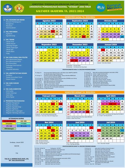 Pengumuman Kalender Akademik T A 2023 2024 Dan Jadwal Kegiatan Genap