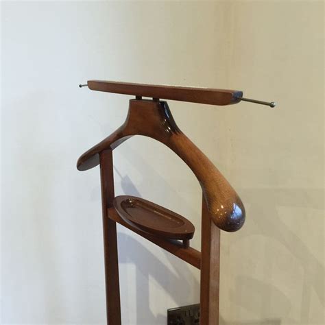 Vintage Retro Wooden Gentlemans Valet Butler Stand